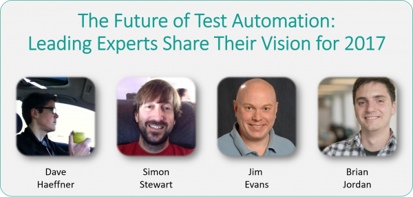 Selenium Gurus Panel: Dave, Simon, Jim, and Brian