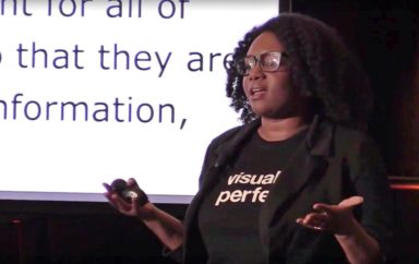 Angie Jones presenting at a recent conference