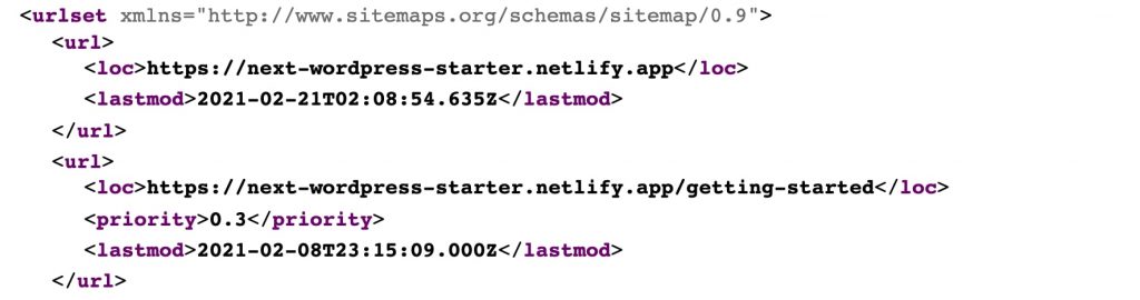 RSS xml example