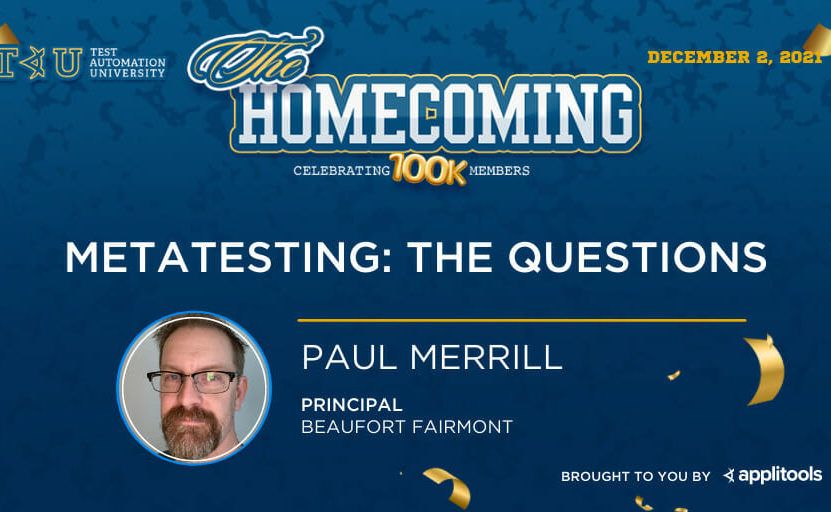 Metatesting: The Questions