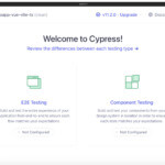 Cypress welcome page