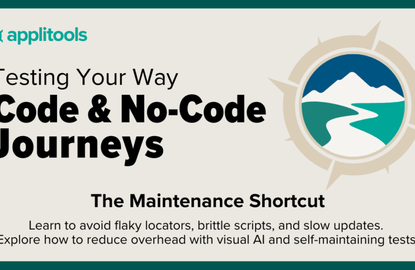 Less Maintenance | Testing Your Way: Code & No-Code Journeys