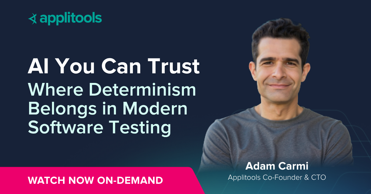 Adam Carmi AI You Can Trust webinar