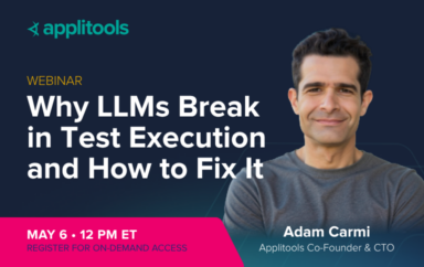 LLMs in Test Execution webinar