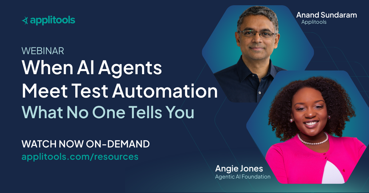 When AI Agents Meet Test Automation: What No One Tells You webinar