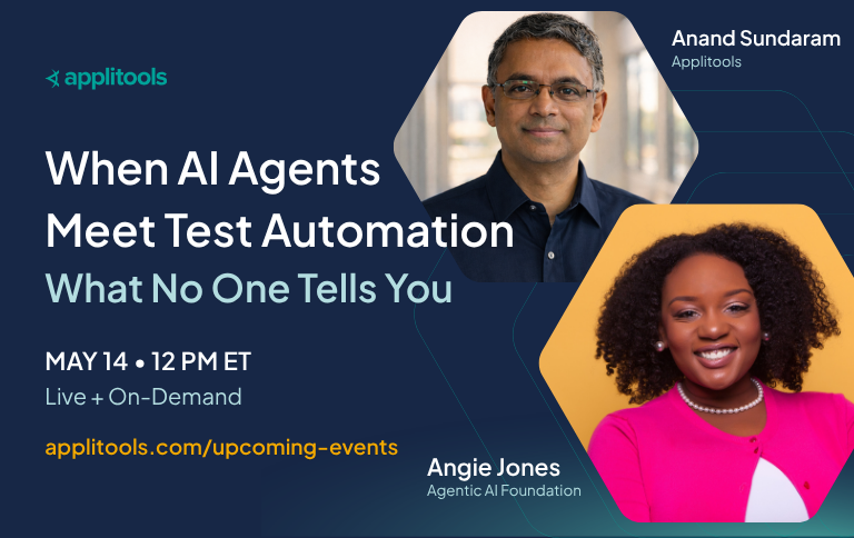AI agents in test automation webinar with Angie Jones and Anand Sundaram