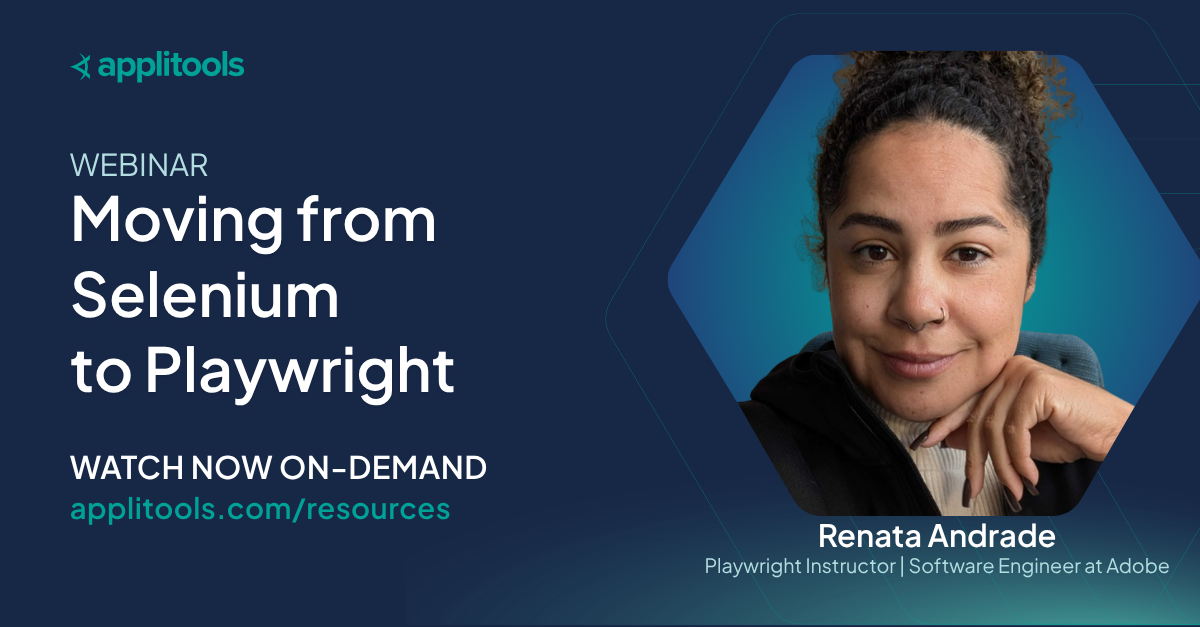 Selenium to Playwright migration webinar
