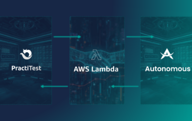 High-level architecture to build a serverless bridge to integrate Applitools and PractiTest