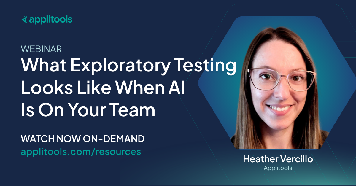 What Exploratory Testing Looks Like When AI Is on Your Team webinar