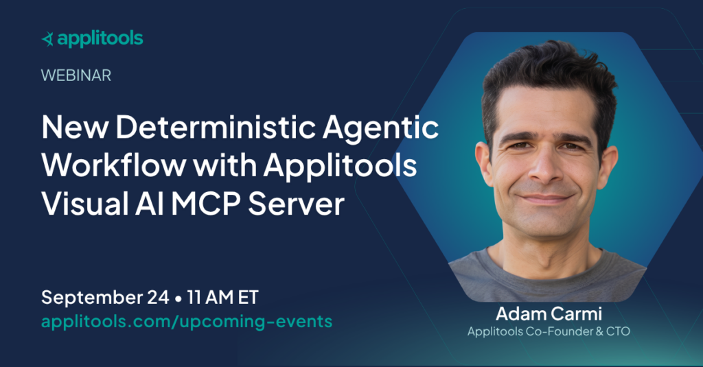 New Deterministic Agentic Workflow with Applitools Visual AI MCP Server
