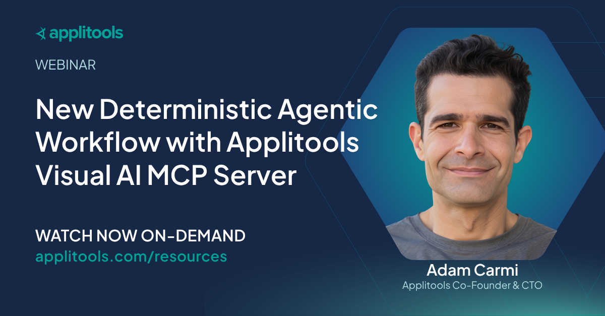 New Deterministic Agentic Workflow with Applitools Visual AI MCP Server